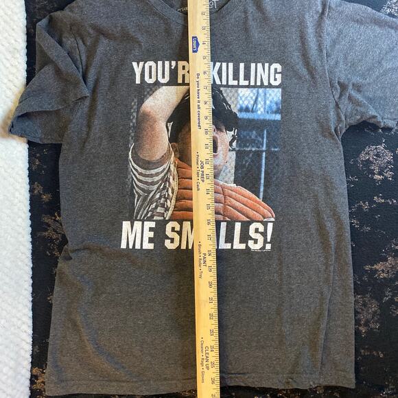 You’re Killing Me Smalls! The Sandlot Gray Short Sleeve Baseball Movie Shirt - Picture 3 of 5